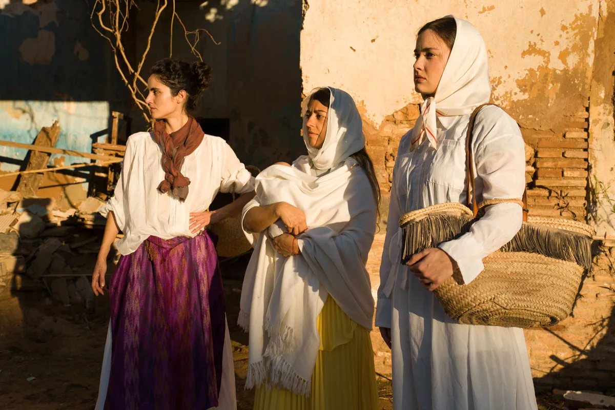 Vestuario antiguo y modelos de Sorolla x la DANA