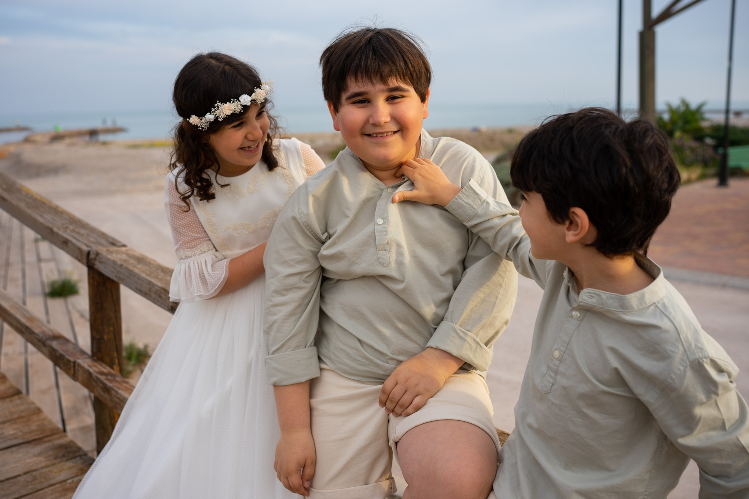 Fotografía de Comunion hermanos