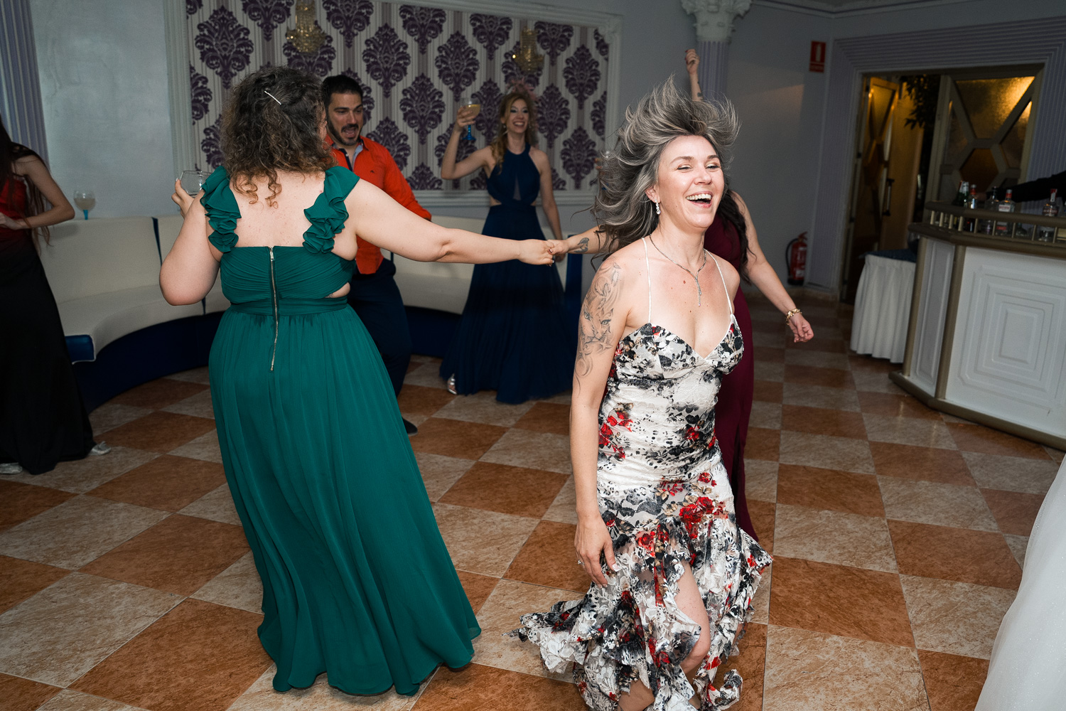 fiesta de boda en masía Santarrita