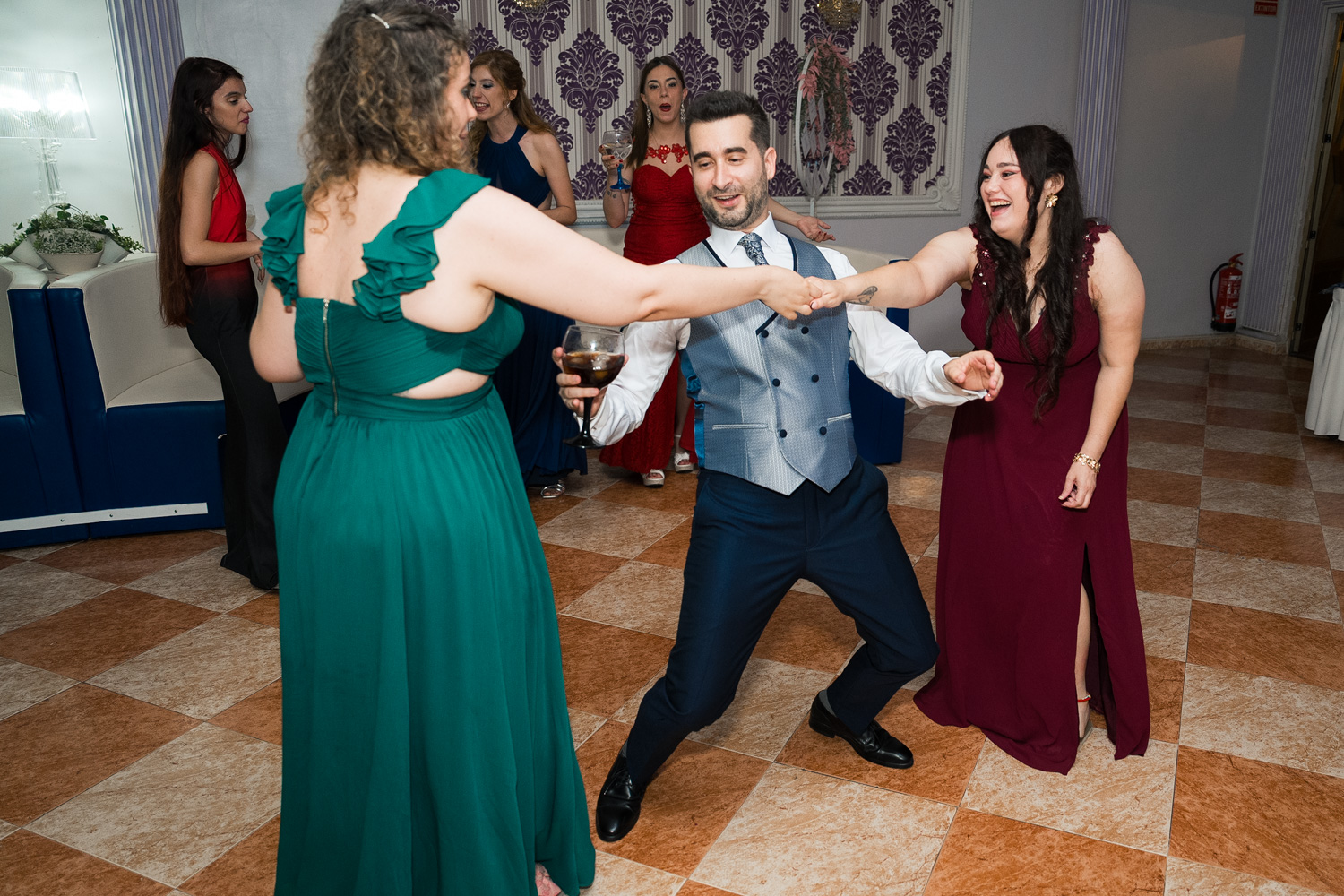 fiesta de boda en masía Santarrita