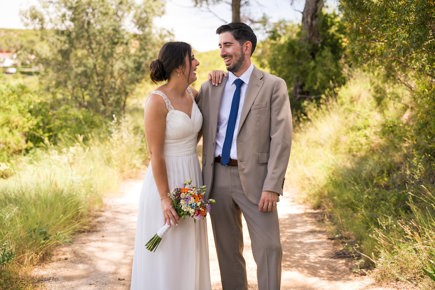sesión de boda en monte de Valencia